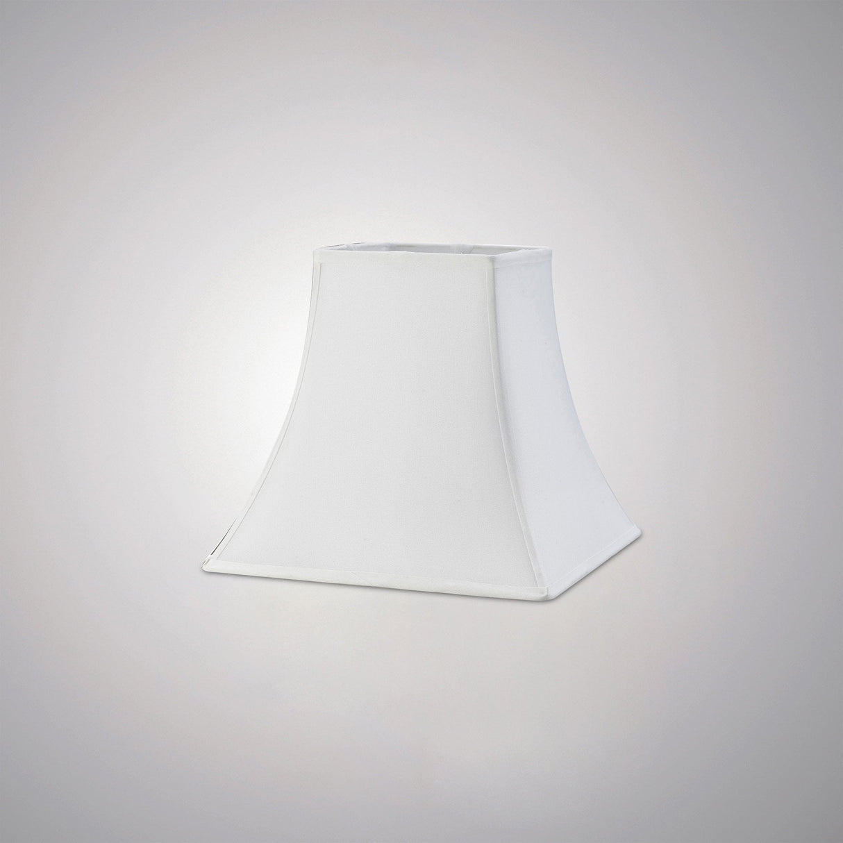 Contessa Square Small White Fabric Lamp Shade 130/205mm x 185mm