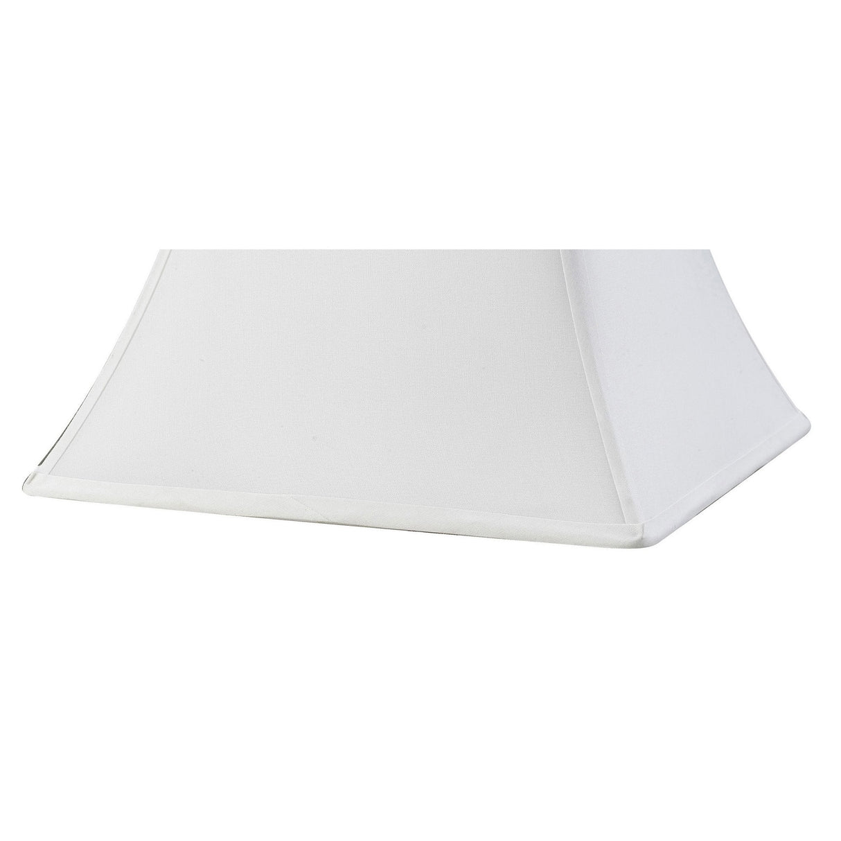 Contessa Square Small White Fabric Lamp Shade 130/205mm x 185mm
