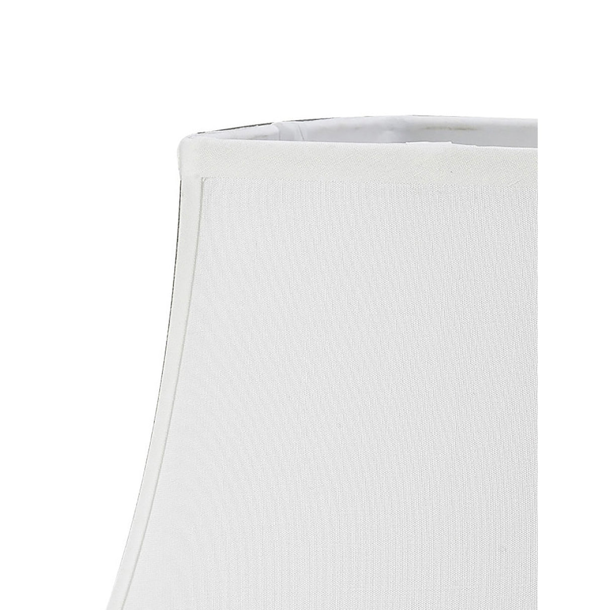 Contessa Square Small White Fabric Lamp Shade 130/205mm x 185mm