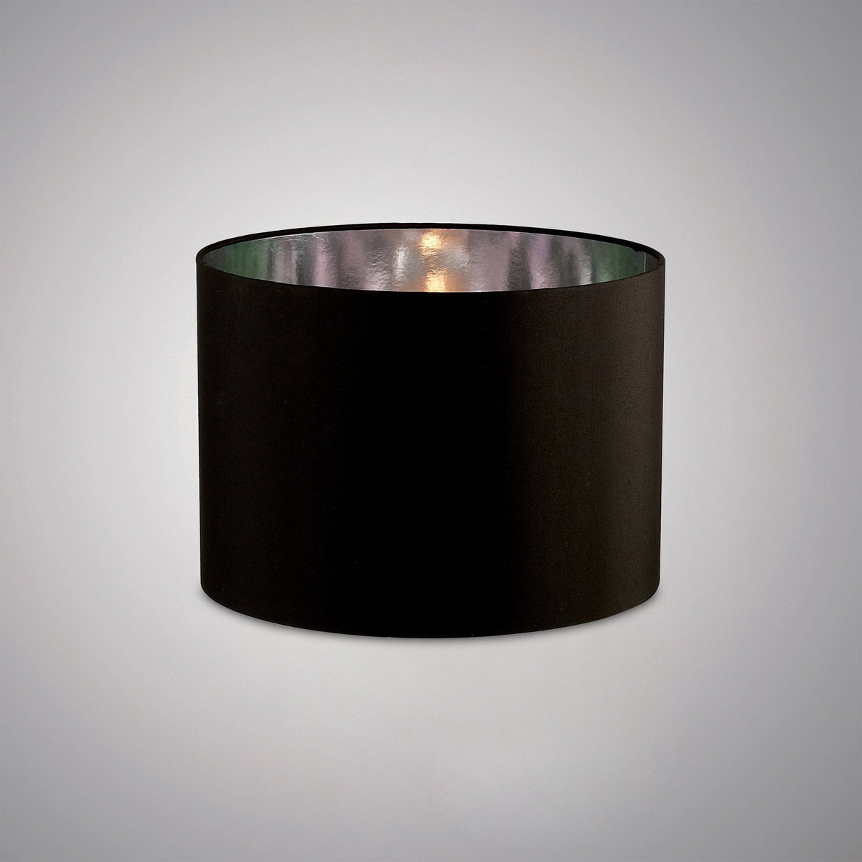 Sleek Duo Round Shade in Black/Chrome (300mm x 220mm)