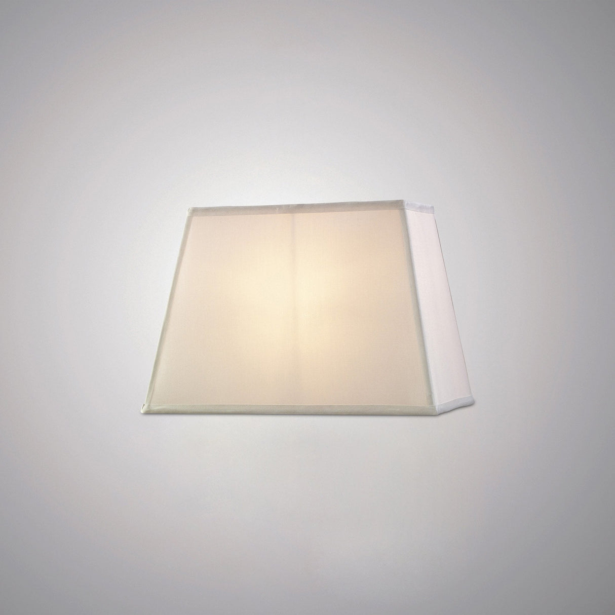 Maxine Rectangular White Fabric Light Shade, 270/360x240mm