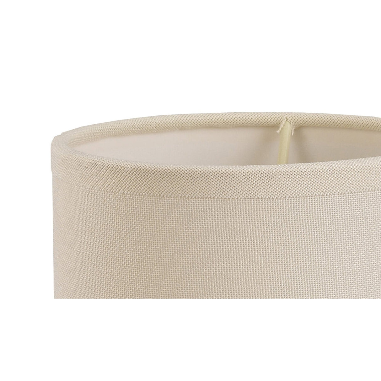 Ivory Cream Victoria Round Fabric Lampshade 130mm