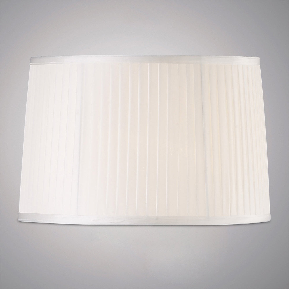 Willow Fabric Shade in Elegant White 360/400mm x 260mm