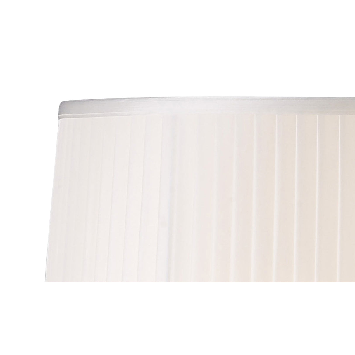 Willow Fabric Shade in Elegant White 360/400mm x 260mm