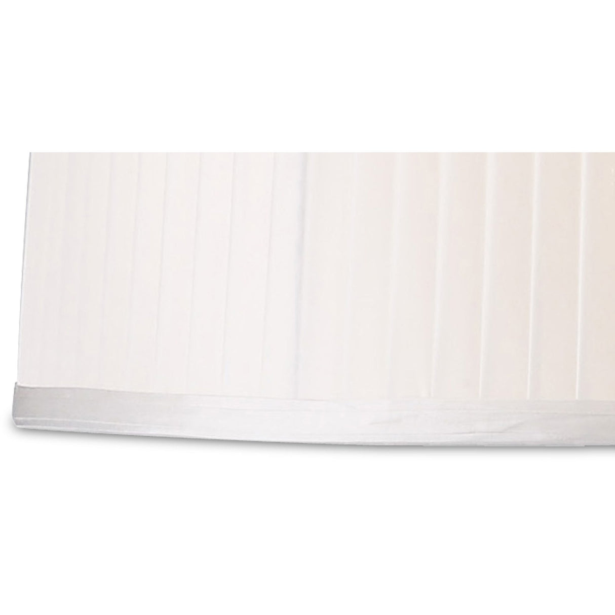 Willow Fabric Shade in Elegant White 360/400mm x 260mm