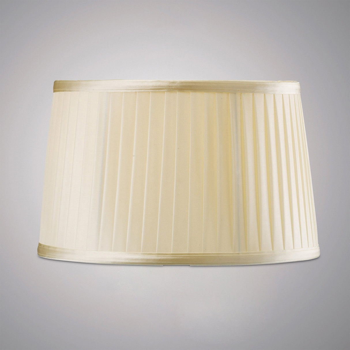 Willow Cream Fabric Shade with Organic Design Elements - 260/300mm x 190mm