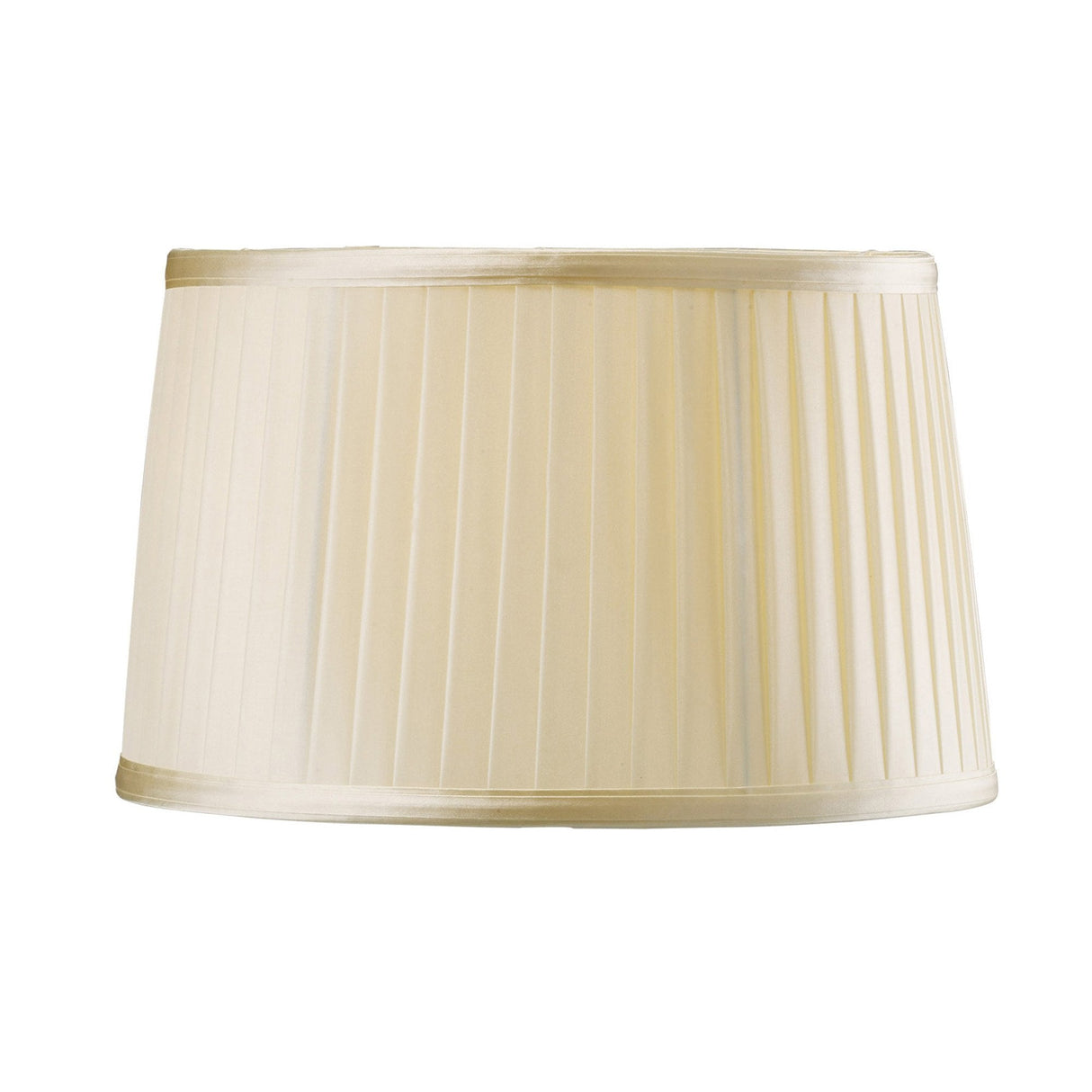 Willow Cream Fabric Shade with Organic Design Elements - 260/300mm x 190mm