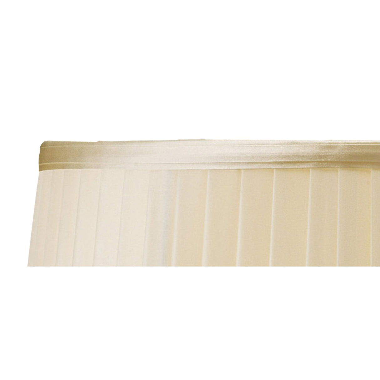 Willow Cream Fabric Shade with Organic Design Elements - 260/300mm x 190mm