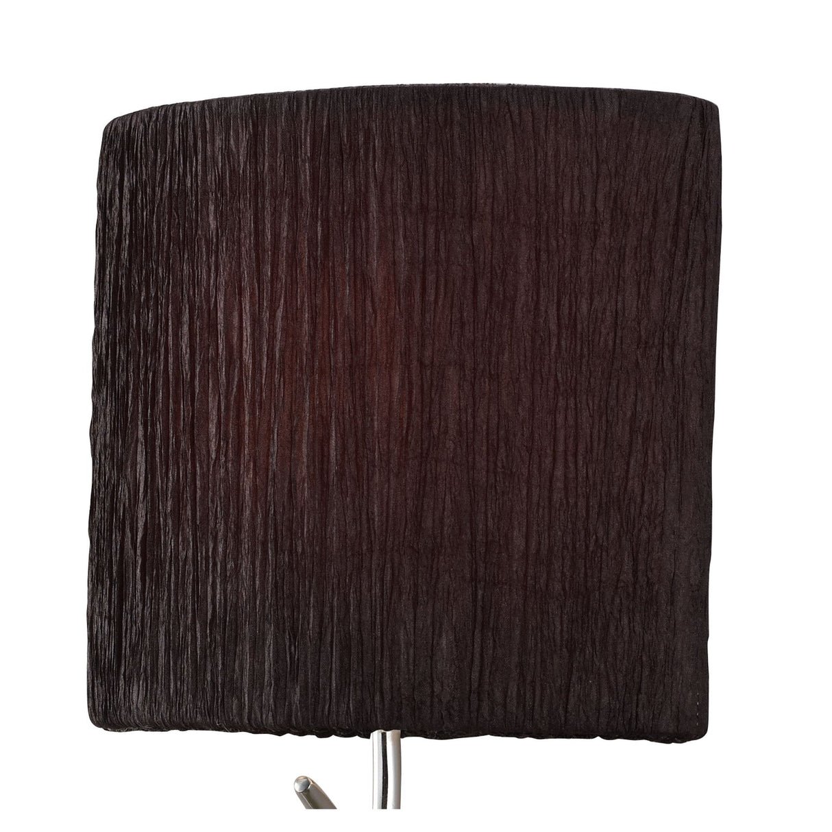 Elegant Eve Wall Lamp in Polished Chrome with Black Silk Oval Shade