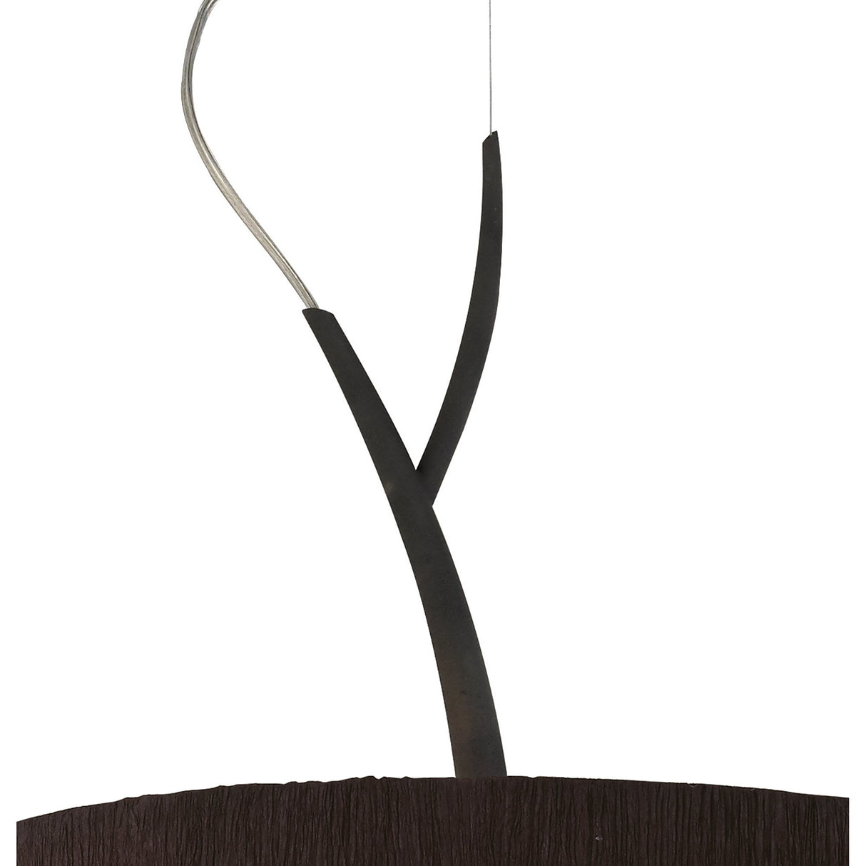 Eve Pendant Trio Light in Antracite with Black Circular Shade