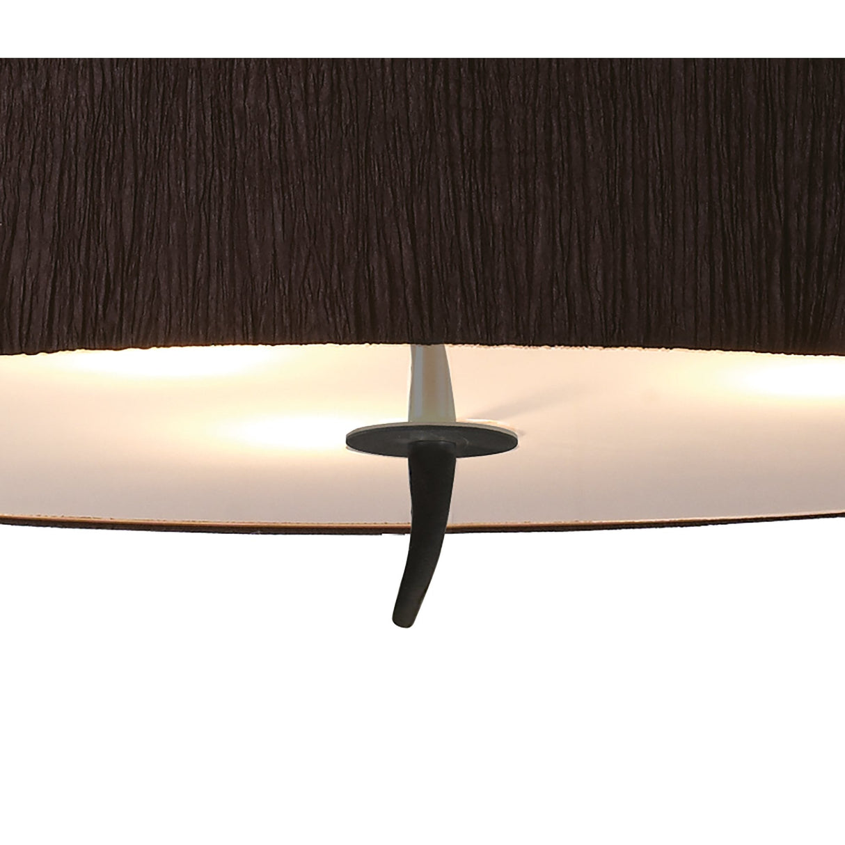 Eve Pendant Trio Light in Antracite with Black Circular Shade