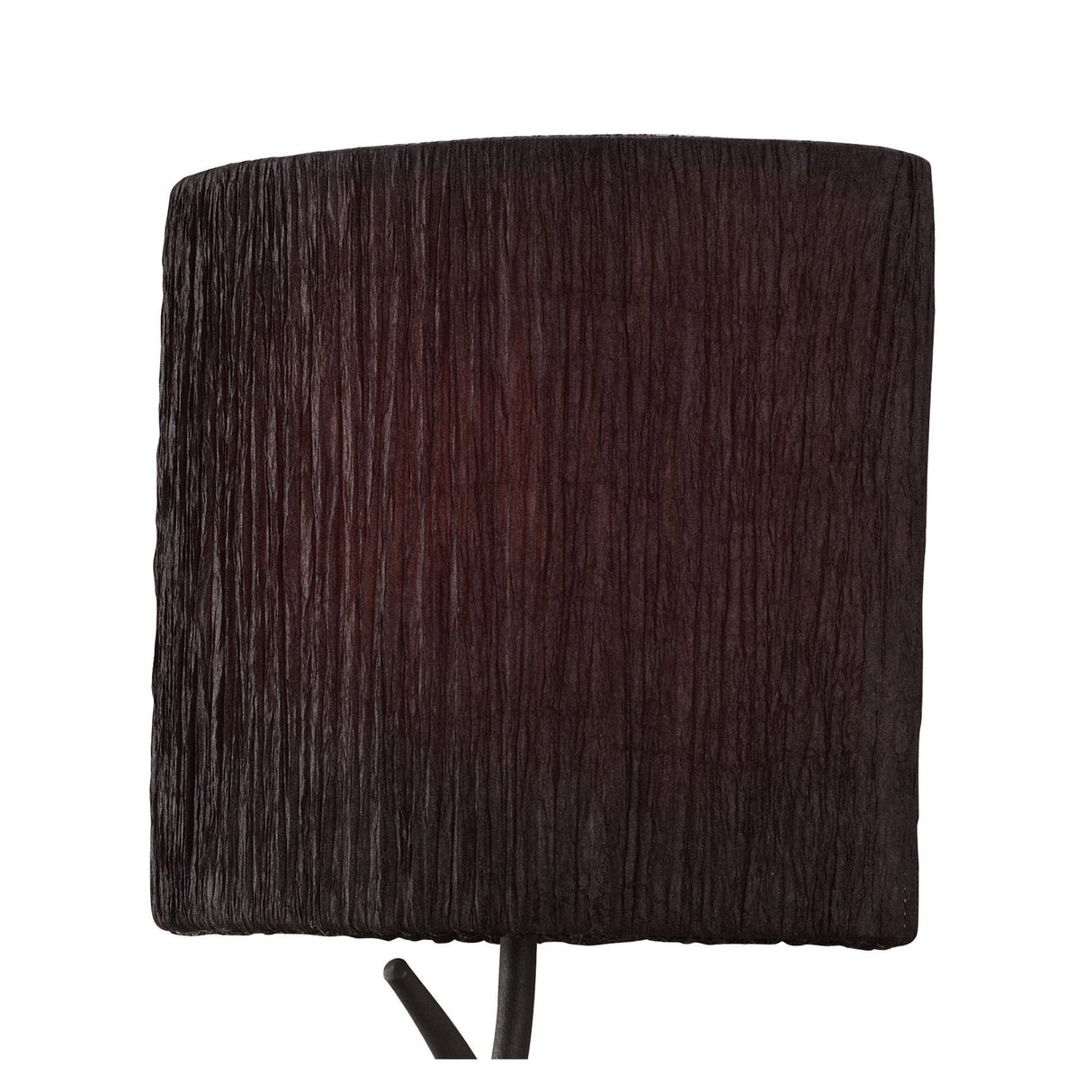 Eve Anthracite Wall Lamp with Black Oval Shade - 1 Light E27
