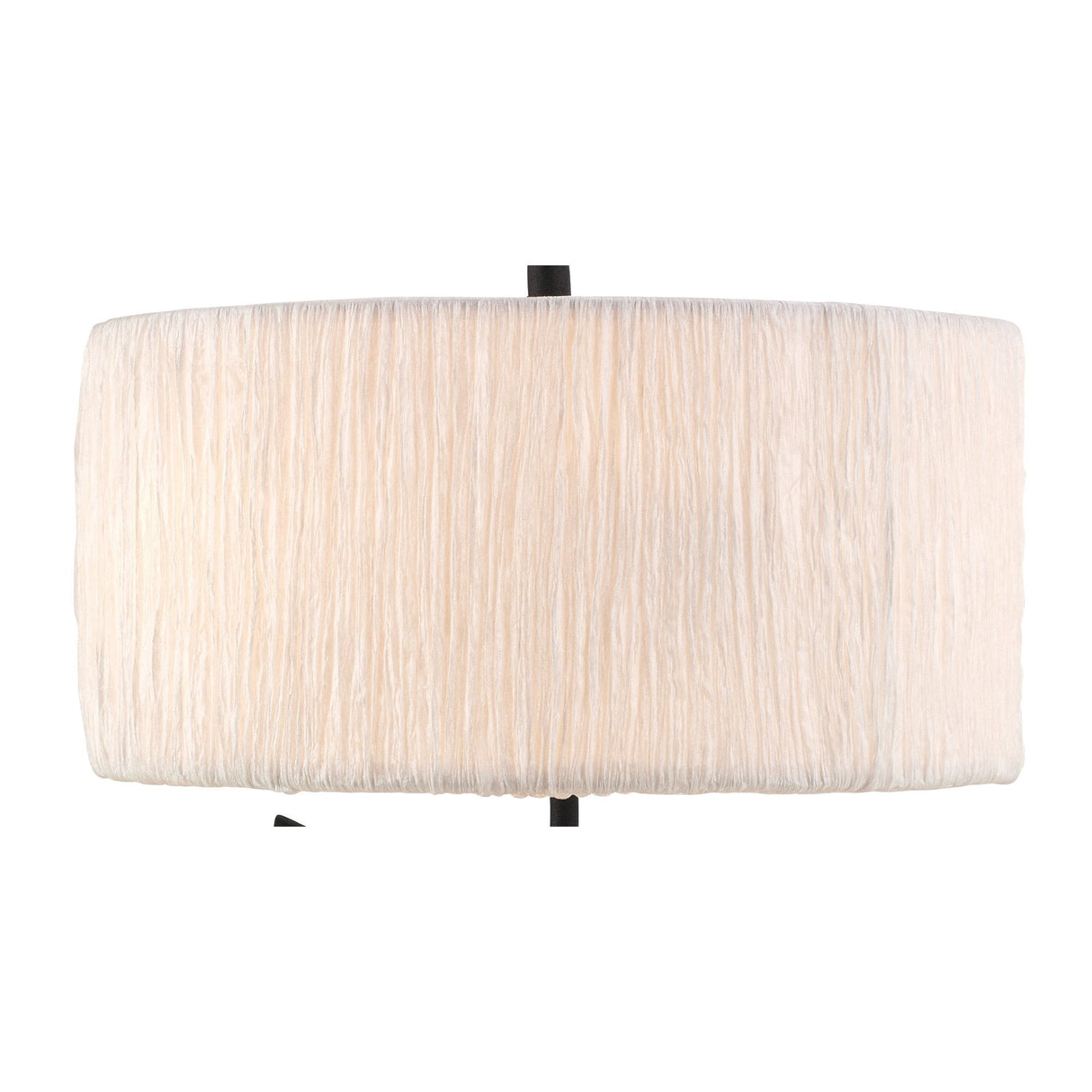 Eve Dual-Light Antracite Table Lamp with White Shade