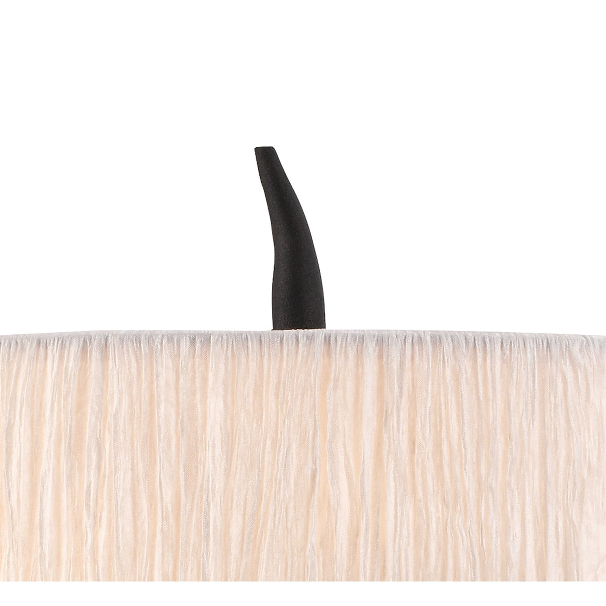 Eve Dual-Light Antracite Table Lamp with White Shade