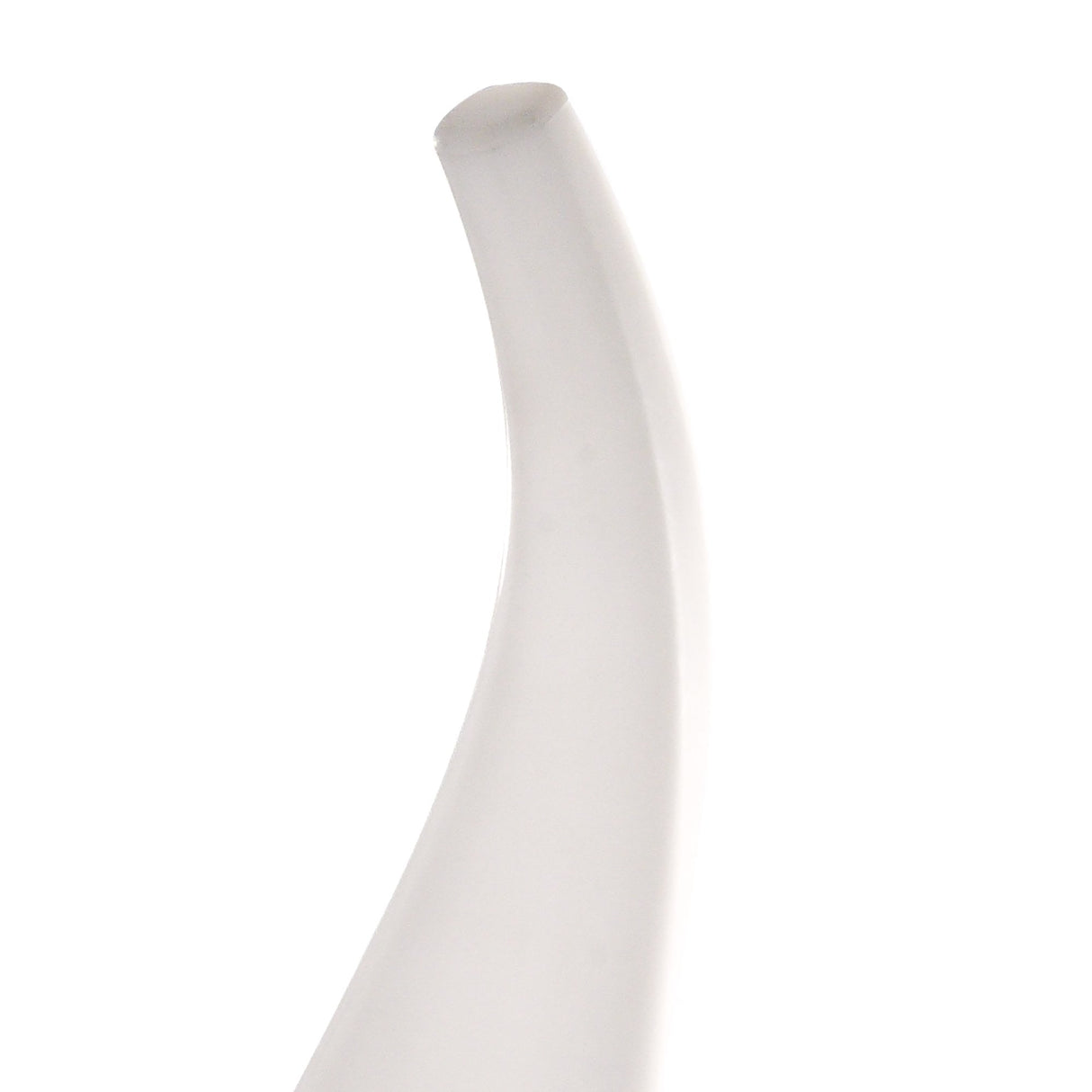 Sculptural Flame-Inspired Opal White Outdoor Table Lamp, 1 Light E27, IP65 Rated