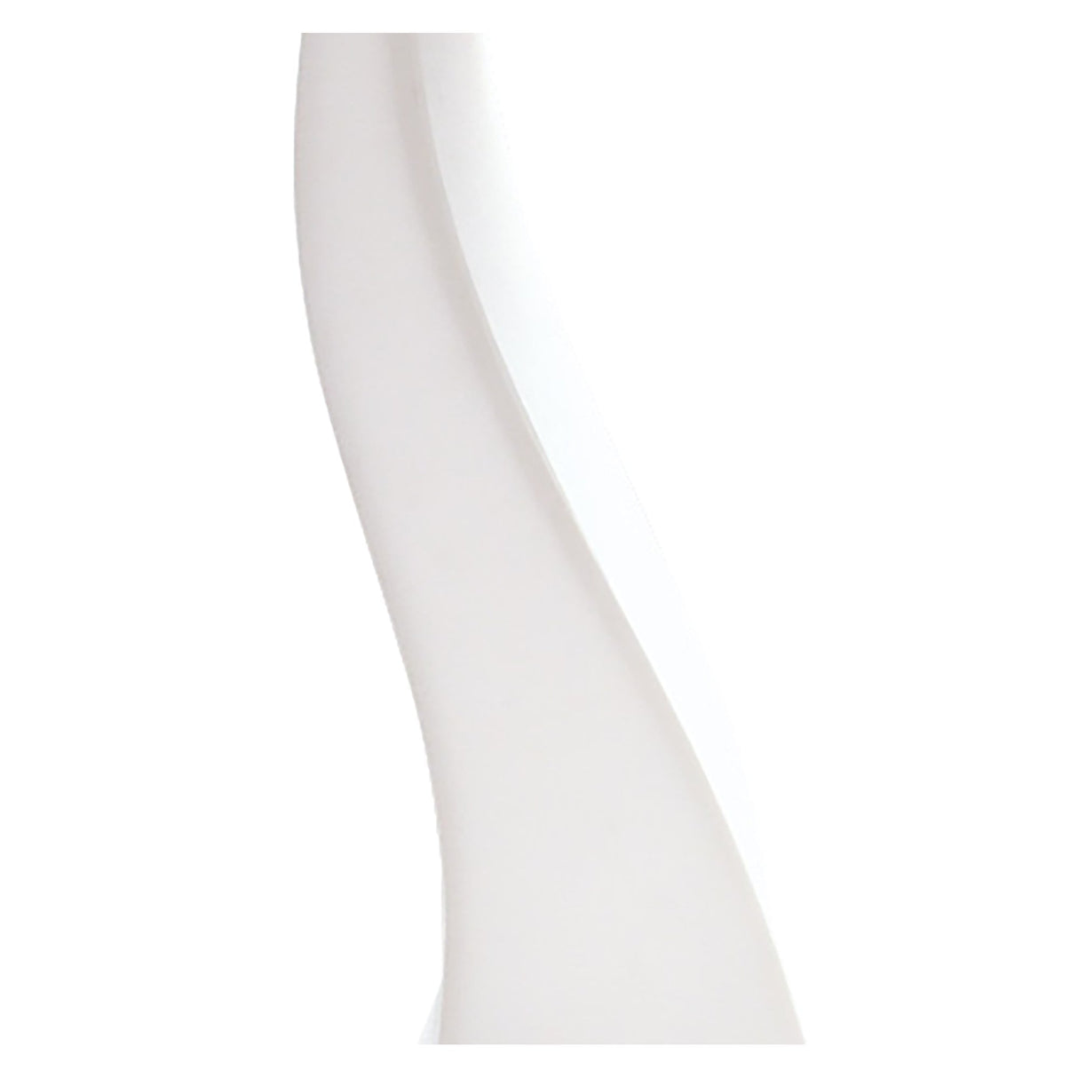 Elegant Opal White Sculptural Table Lamp - Flame Collection by Santiago Sevillano Sebastia