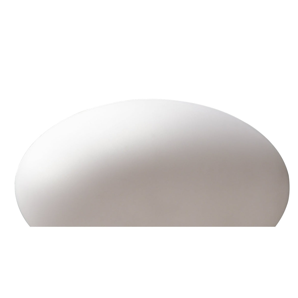 Elegant Huevo Oval Outdoor Table Lamp - Opal White Finish, IP65 Weatherproof