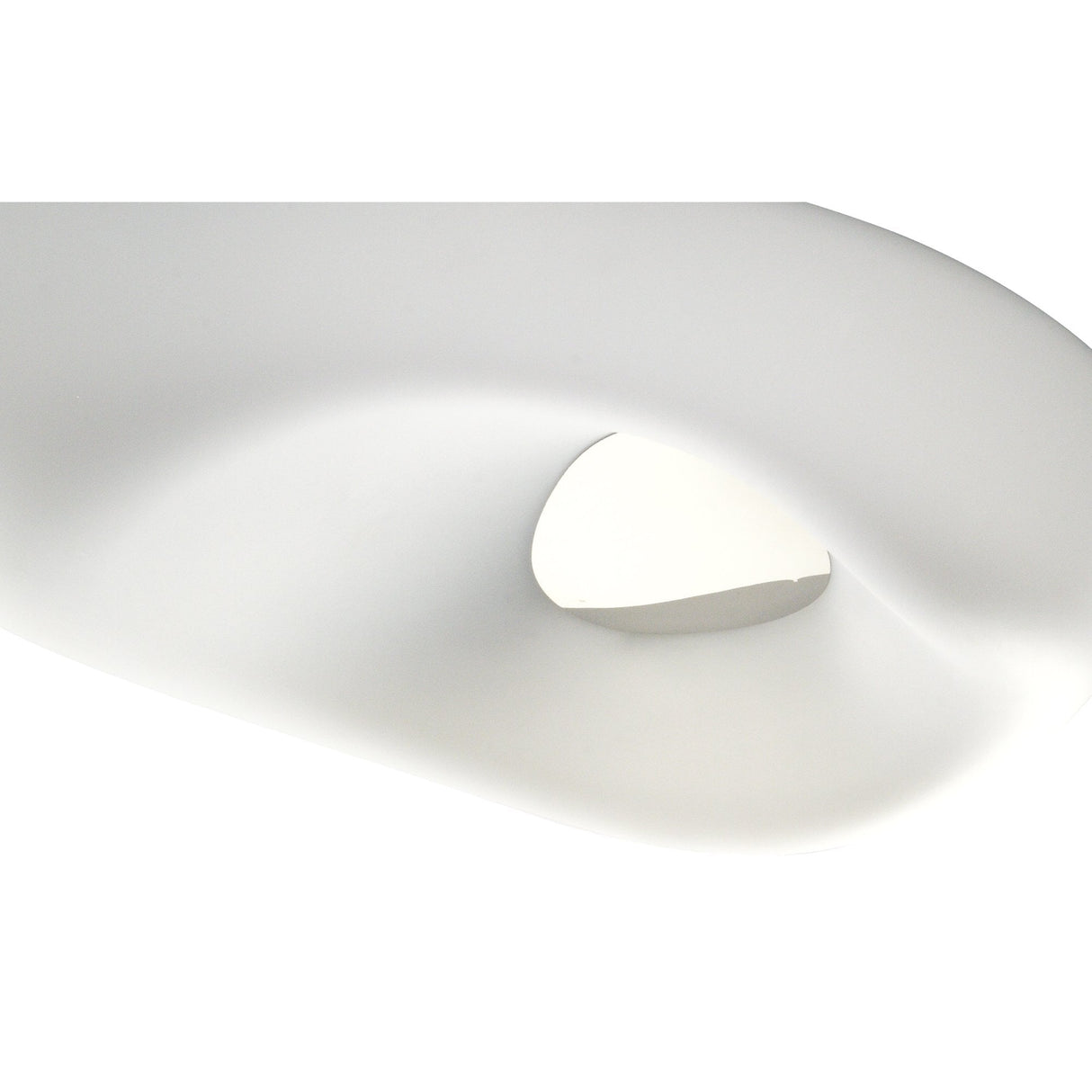 Huevo Outdoor 6-Light Ceiling Fixture in Polished Chrome and Opal White