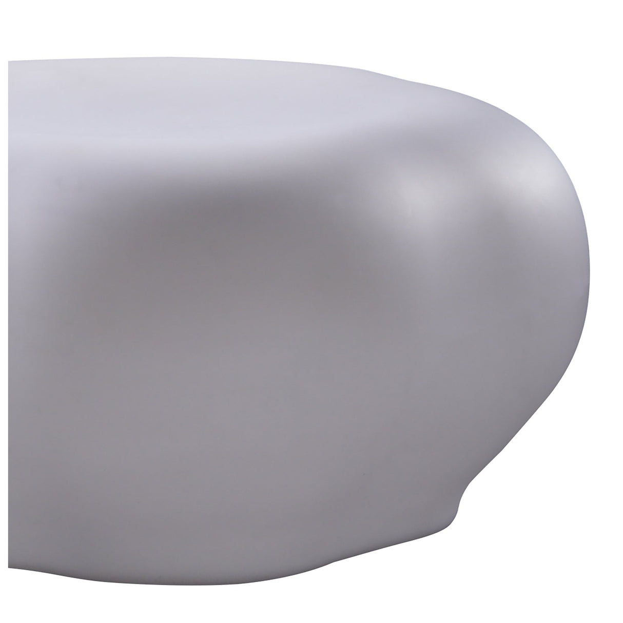 Huevo LED RGB Outdoor Stool - Opal White, Remote-Controlled Mood Light, IP65, Designer: Jose Ignacio Ballester Martinez