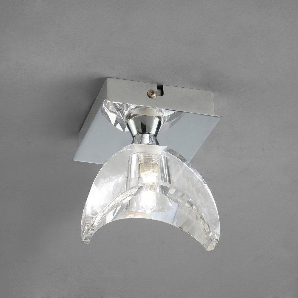 Lunar Radiance Ceiling Light in Polished Chrome