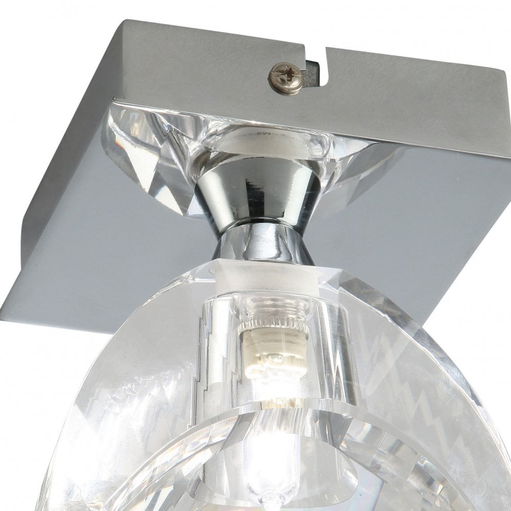 Lunar Radiance Ceiling Light in Polished Chrome