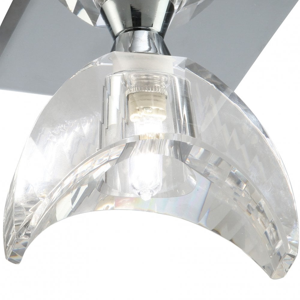 Lunar Radiance Ceiling Light in Polished Chrome