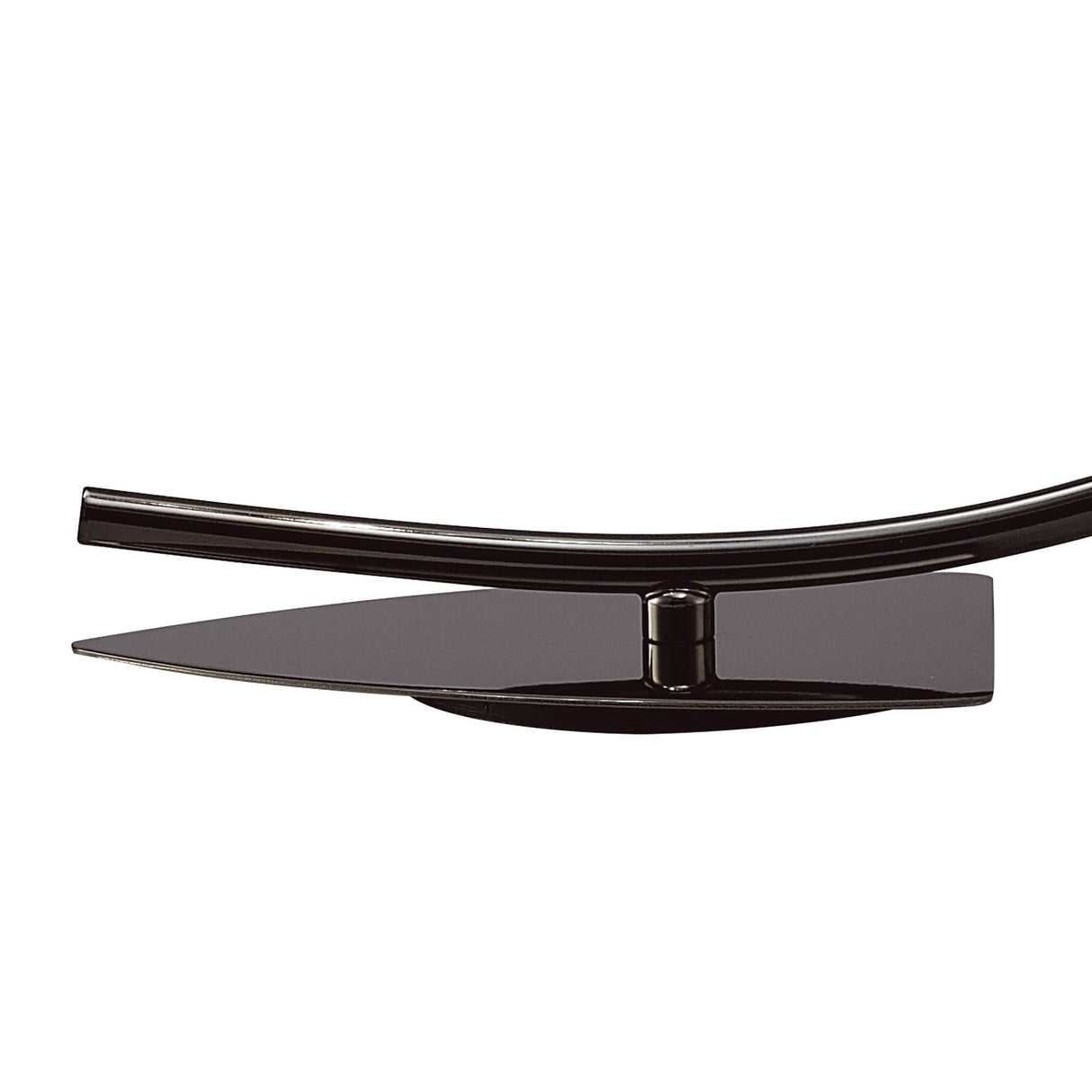 Black Chrome Eclipse Table Lamp: Elegant K9 Crystal Design by Santiago Sevillano