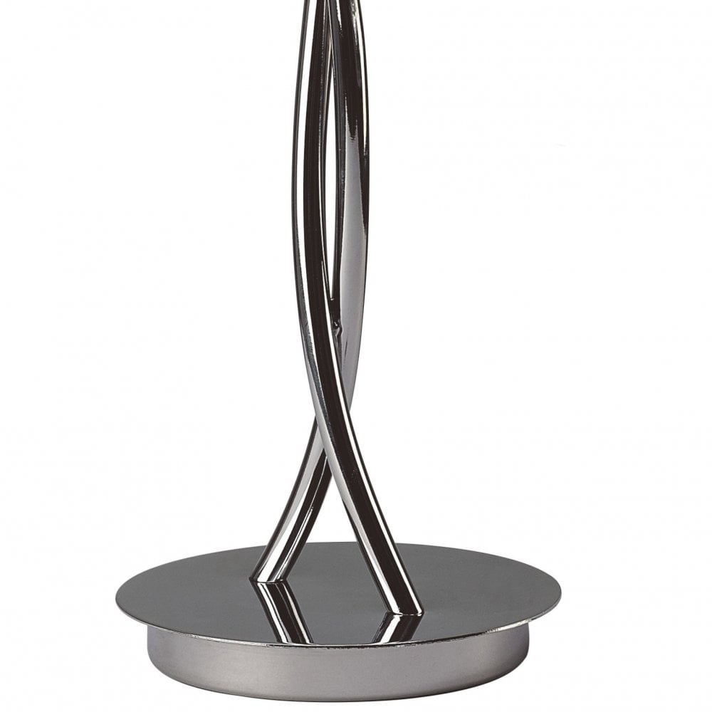 Eclipse Dual-Light G9 Table Lamp with Polished Chrome Finish