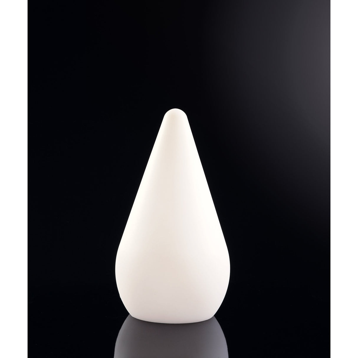Palma Outdoor Opal White Table Lamp, Designed by Santiago Sevillano, IP65 Rated