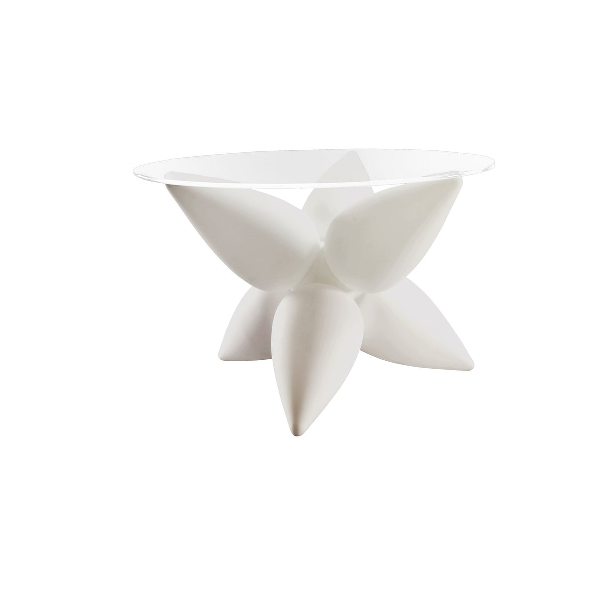 Palma 6-Light Outdoor Table Lamp with Opal and Clear Glass Design