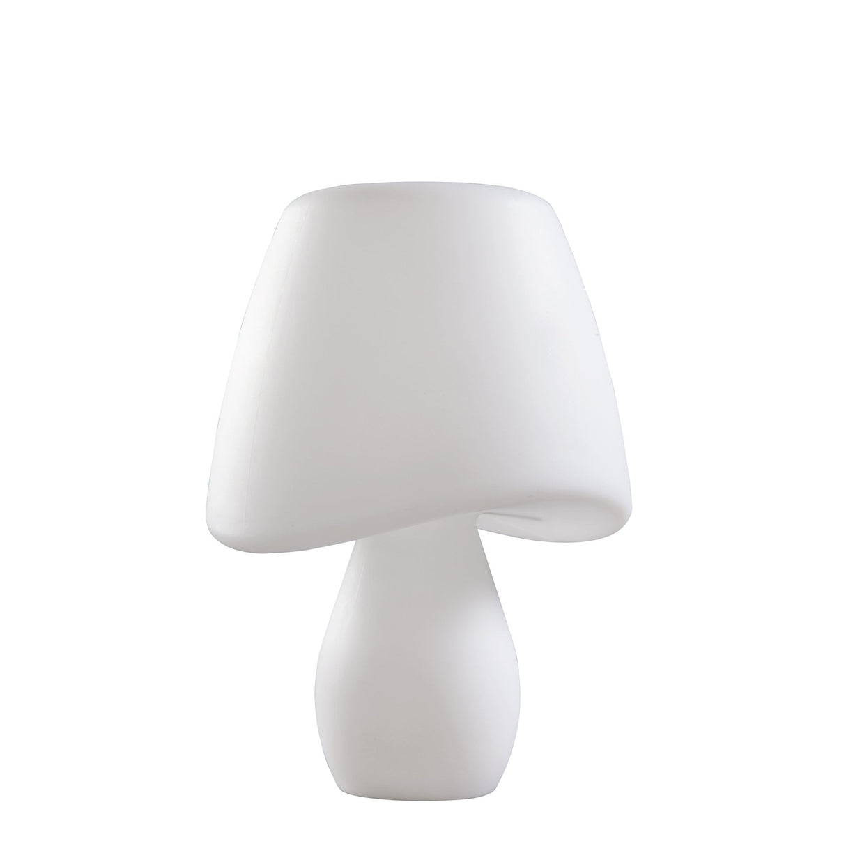 Elegant Dual-Illumination E27 Outdoor Table Lamp, Opal White, IP65 Rated