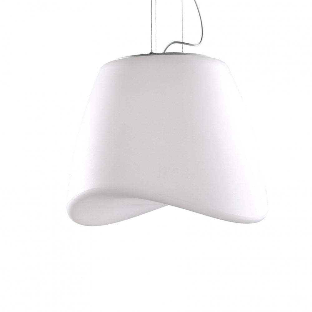 Modern Trio Pendant Light - Round Outdoor IP44, Matte White/Opal White