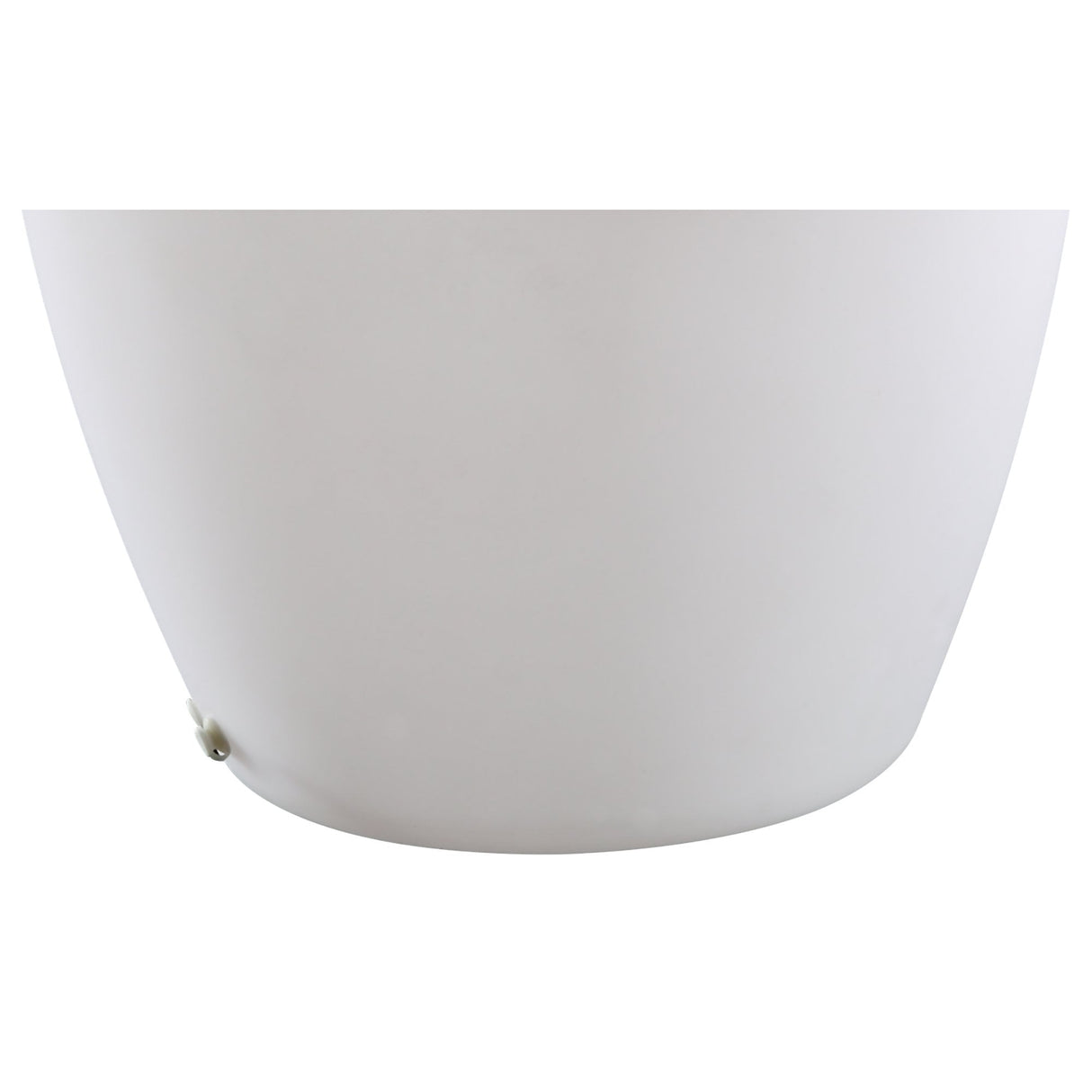 Elegant Opal White Outdoor Stool - Cool Collection