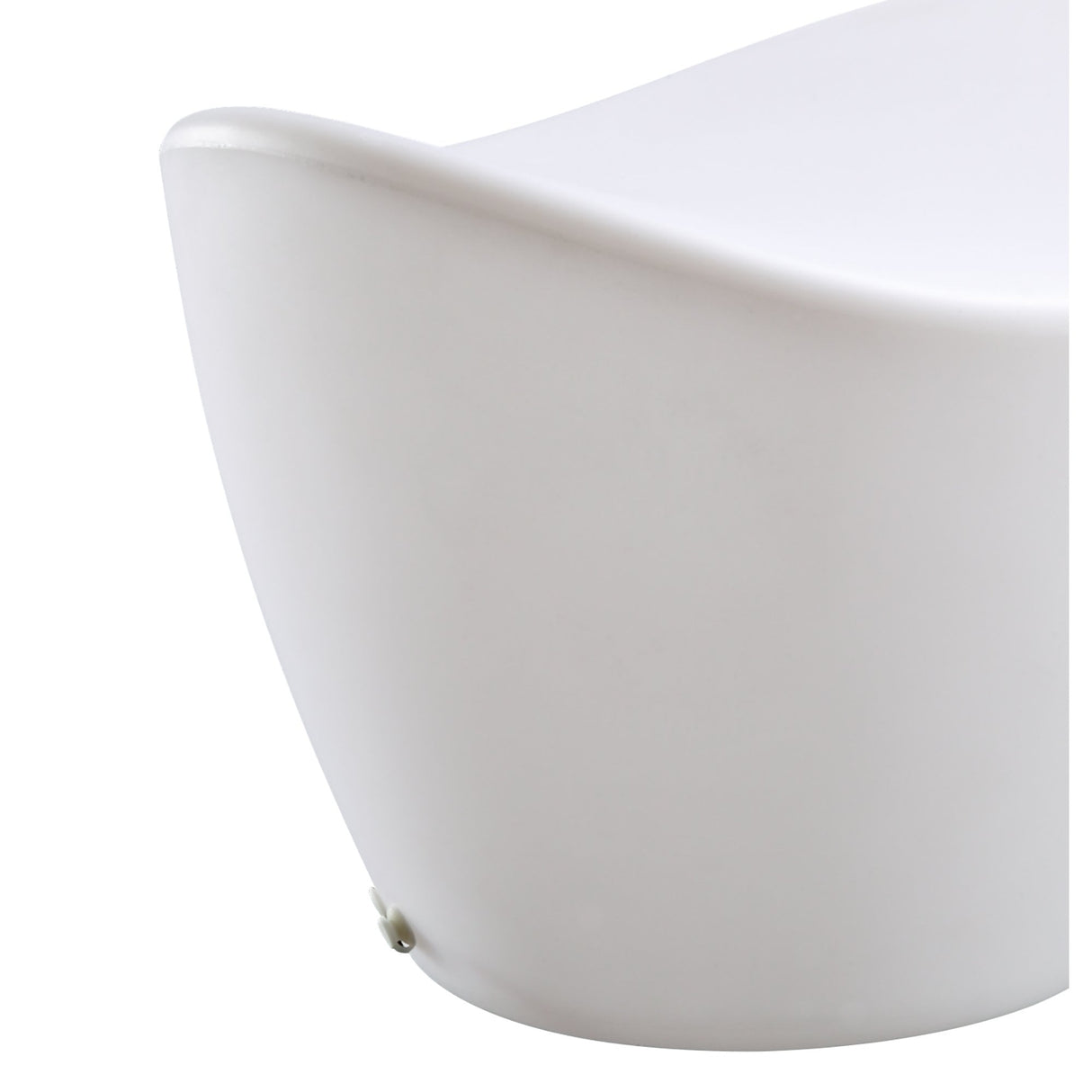 Elegant Opal White Outdoor Stool - Cool Collection