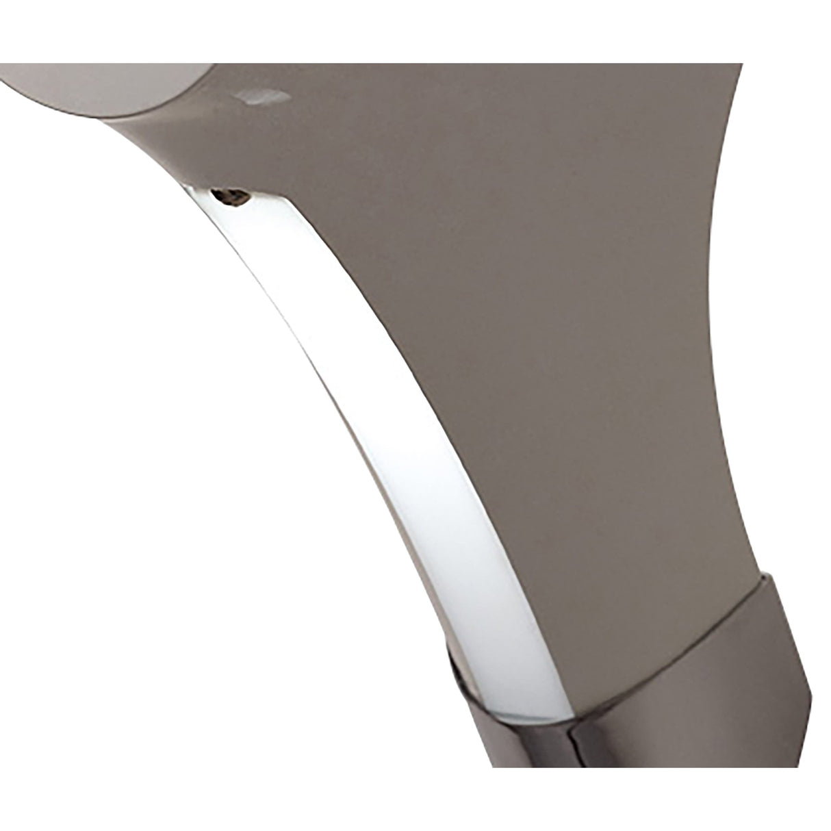 Ora Wall Lamp - Modern Elegance in Gloss White and Polished Chrome, 1 Light E27