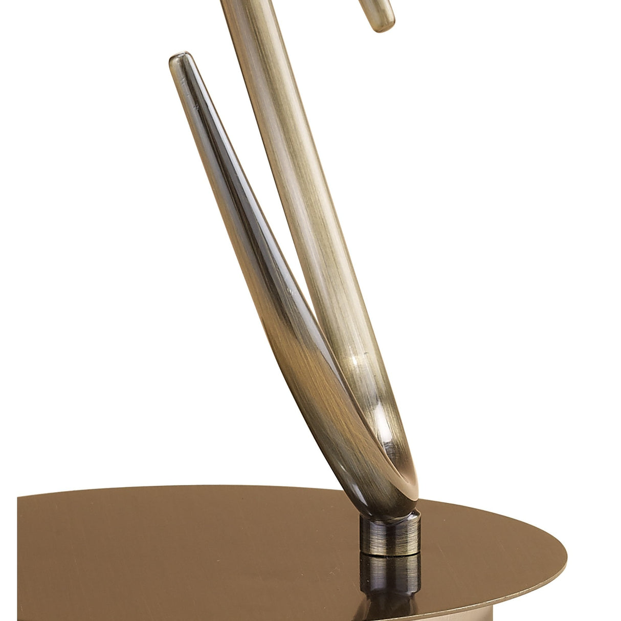 Vintage Elegance: Loop Collection 1-Light G9 Lamp in Antique Brass