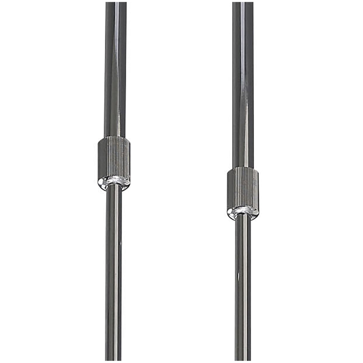 Ice Telescopic 8-Light G9 LED Chandelier in Polished Chrome