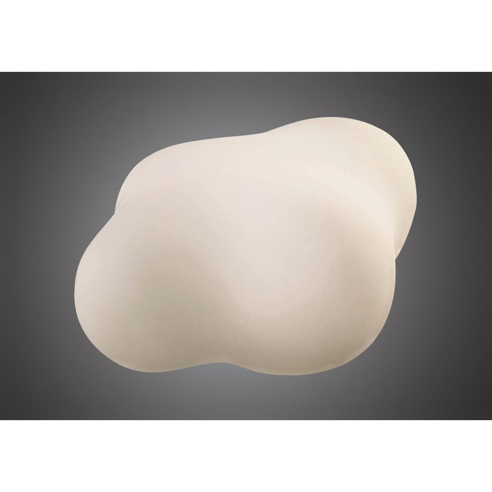 Eos Cloud-Inspired Table Lamp, 3W LED, Opal White Finish, 3000K Warm Light