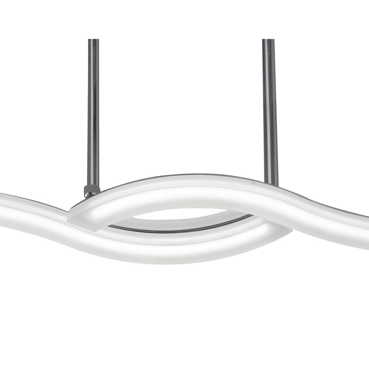 Sleek Telescopic Convertible LED Line Light, 28W, 3000K Warm White, Polished Chrome/Frosted Acrylic Design, 3-Year Warranty