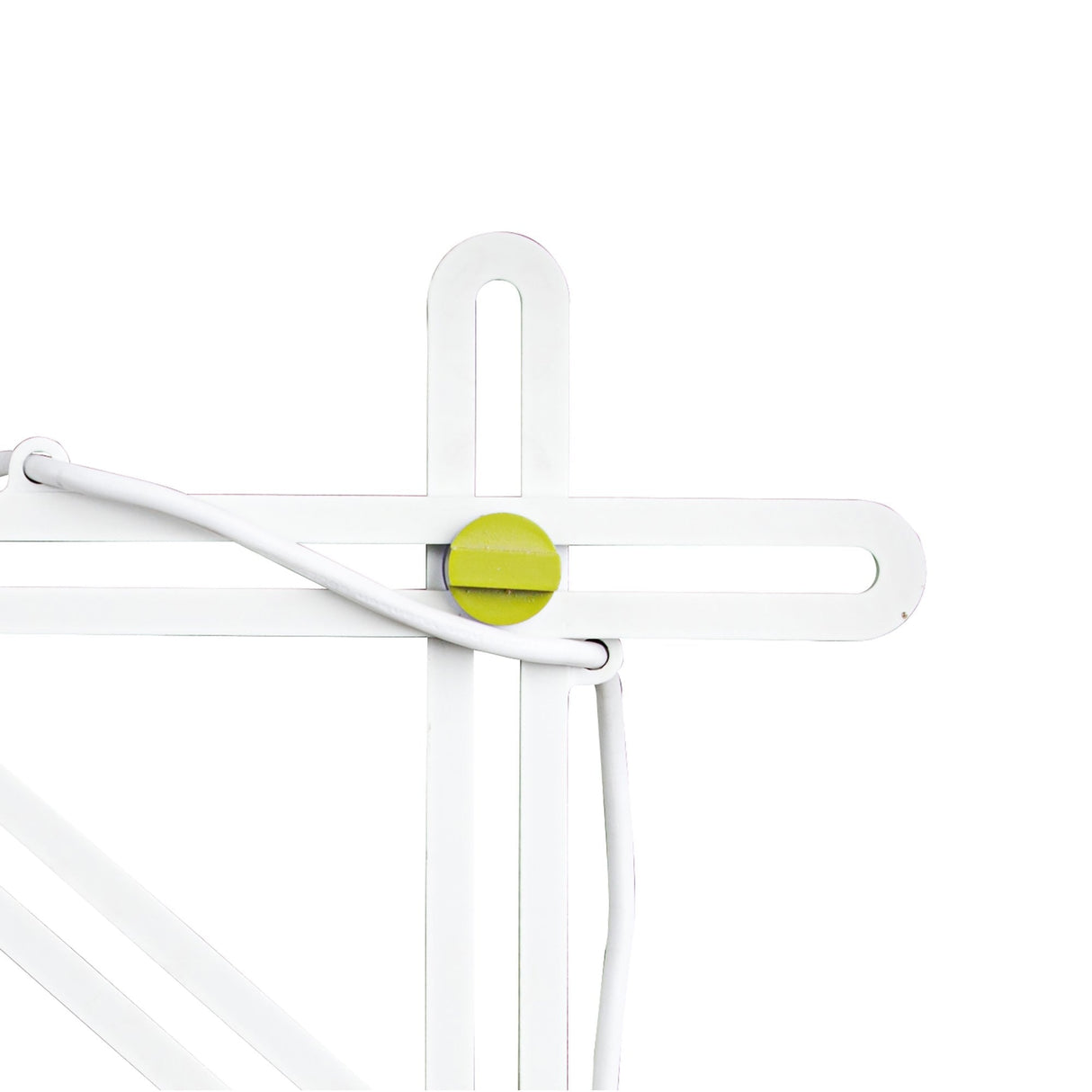 Looker Adjustable Table Lamp, Matt White & Green Design by Santiago Sevillano Sebastia