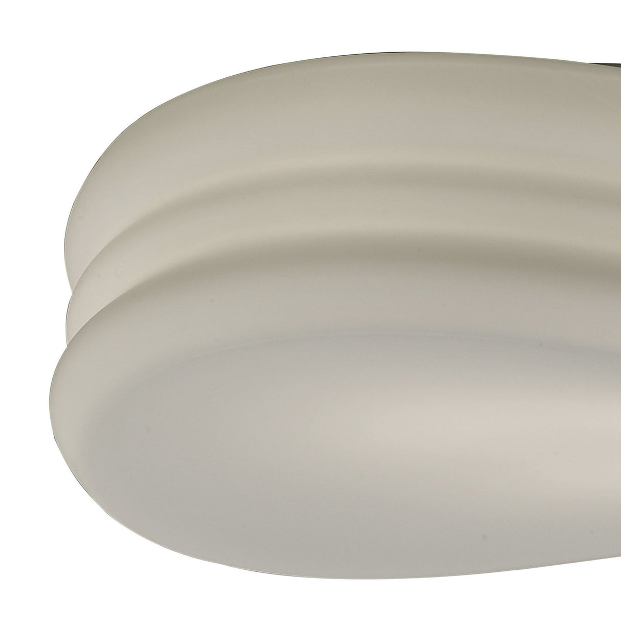 Large Mediterraneo Ceiling/Wall Light Fixture, Frosted White Glass Design