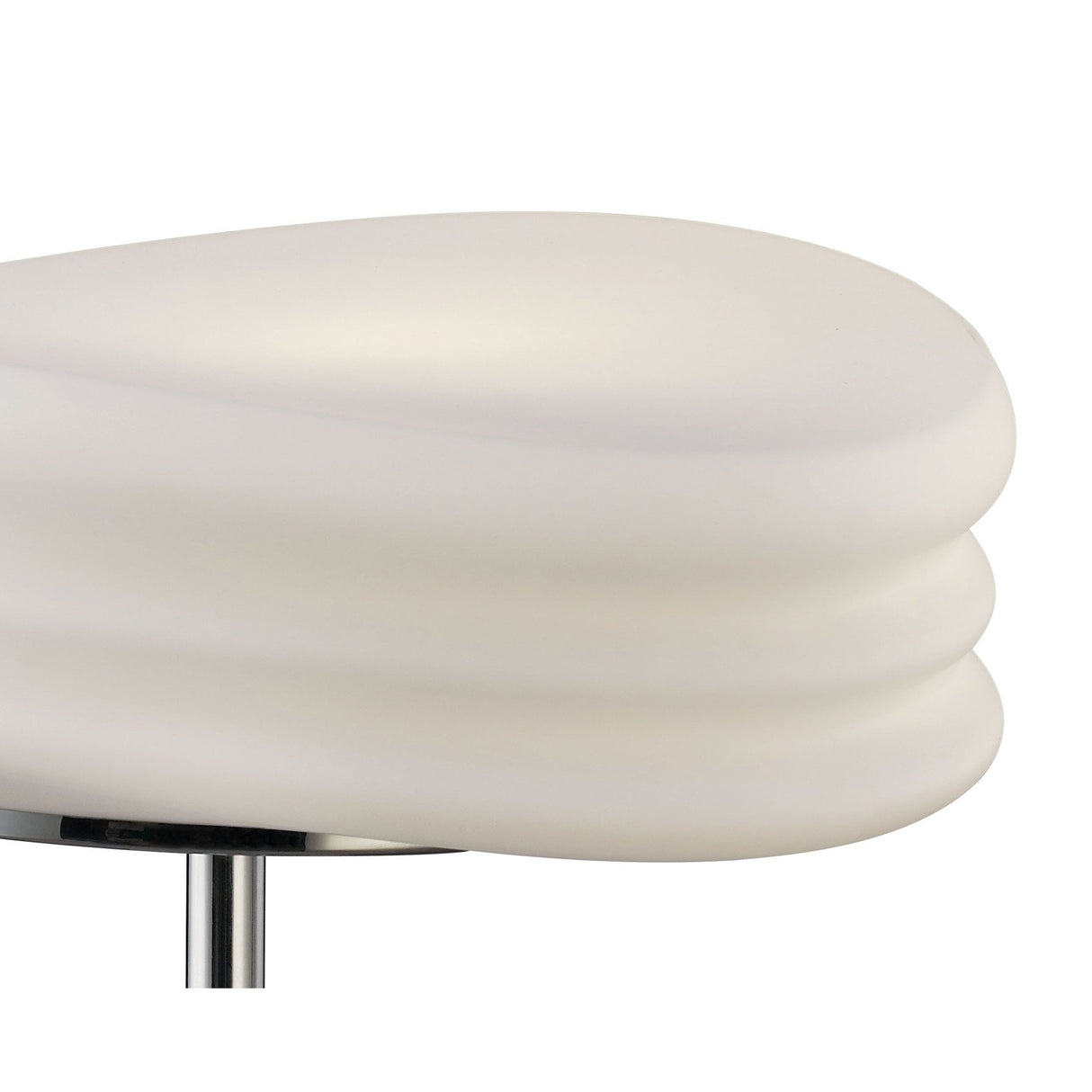 Mediterraneo Dual Light Table Lamp, Polished Chrome with Frosted White Glass