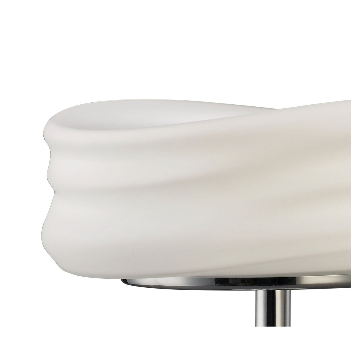 Mediterraneo 2-Light GU10 Table Lamp, Polished Chrome and Frosted Glass