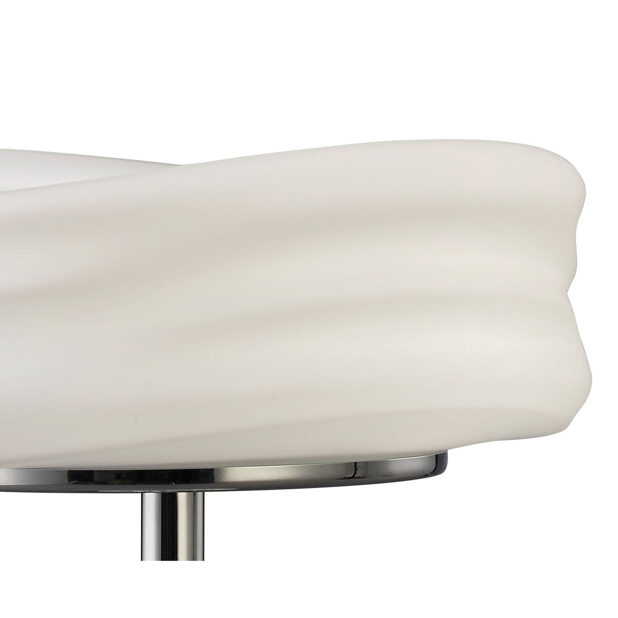 Mediterraneo 2-Light GU10 Table Lamp, Polished Chrome and Frosted Glass
