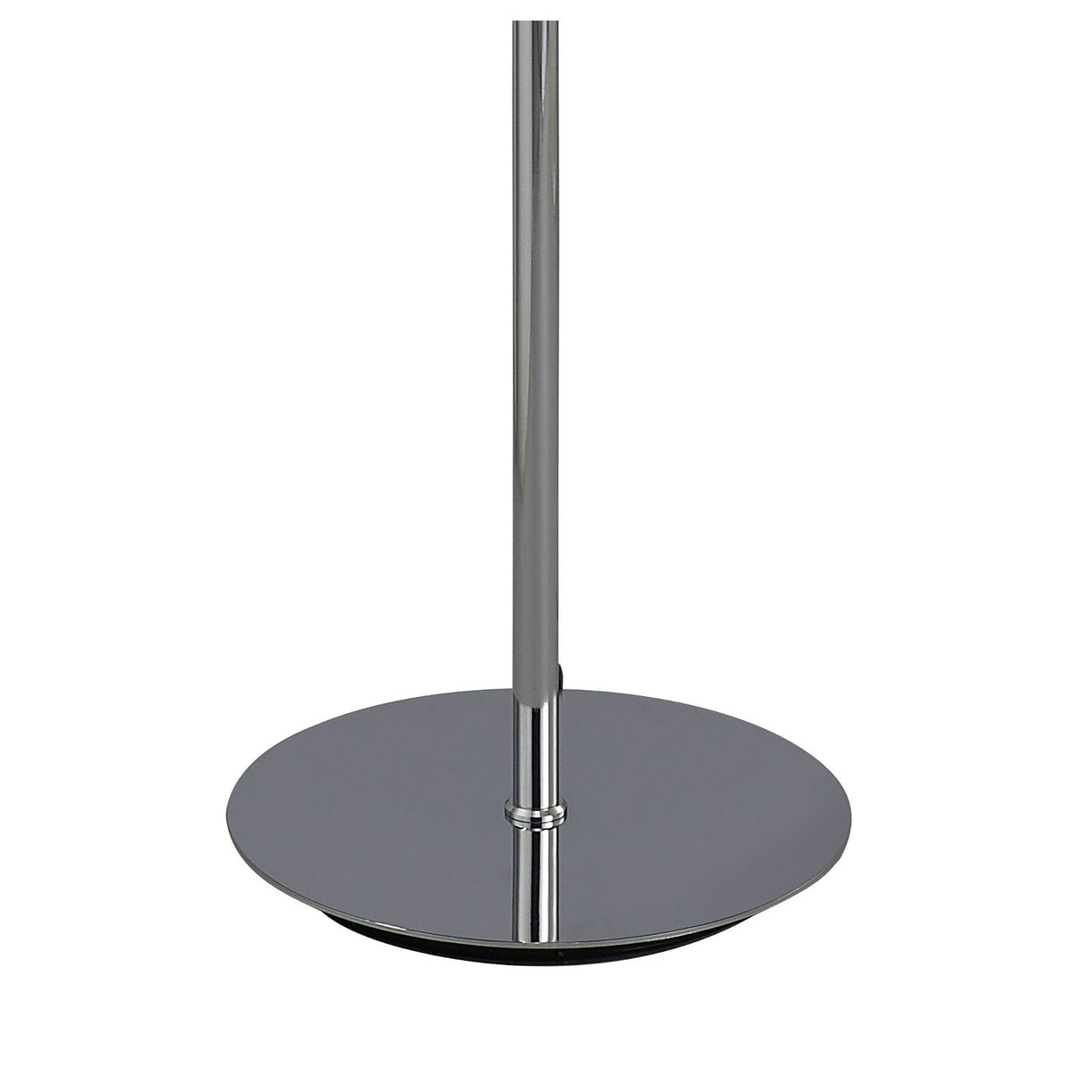 Mediterraneo 2-Light Floor Lamp, Polished Chrome & Frosted White Glass