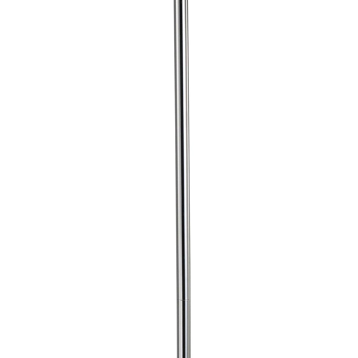 Mediterraneo 2-Light Floor Lamp, Polished Chrome & Frosted White Glass