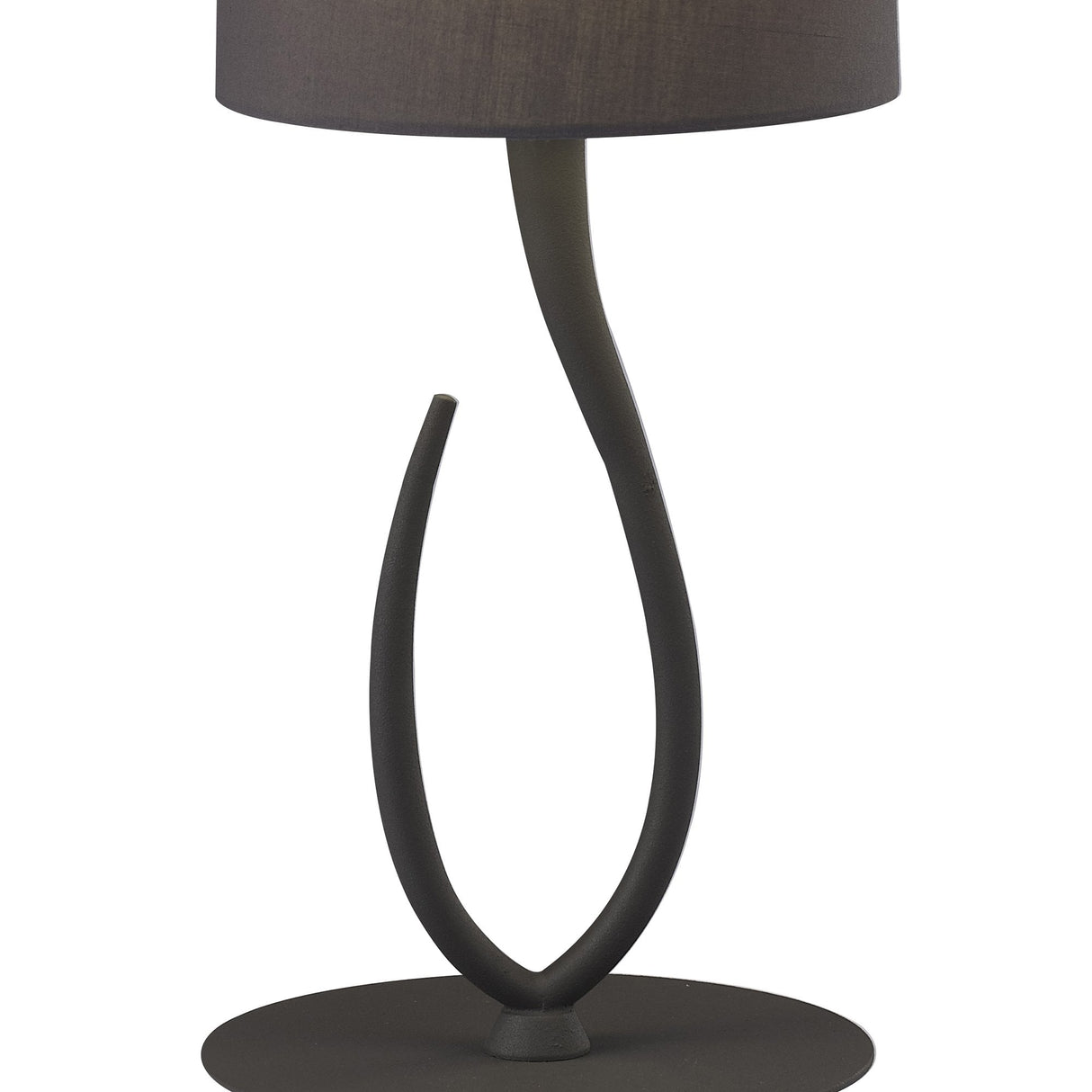 Contemporary Nordic Ash Grey Table Lamp with Elegant Shade Design