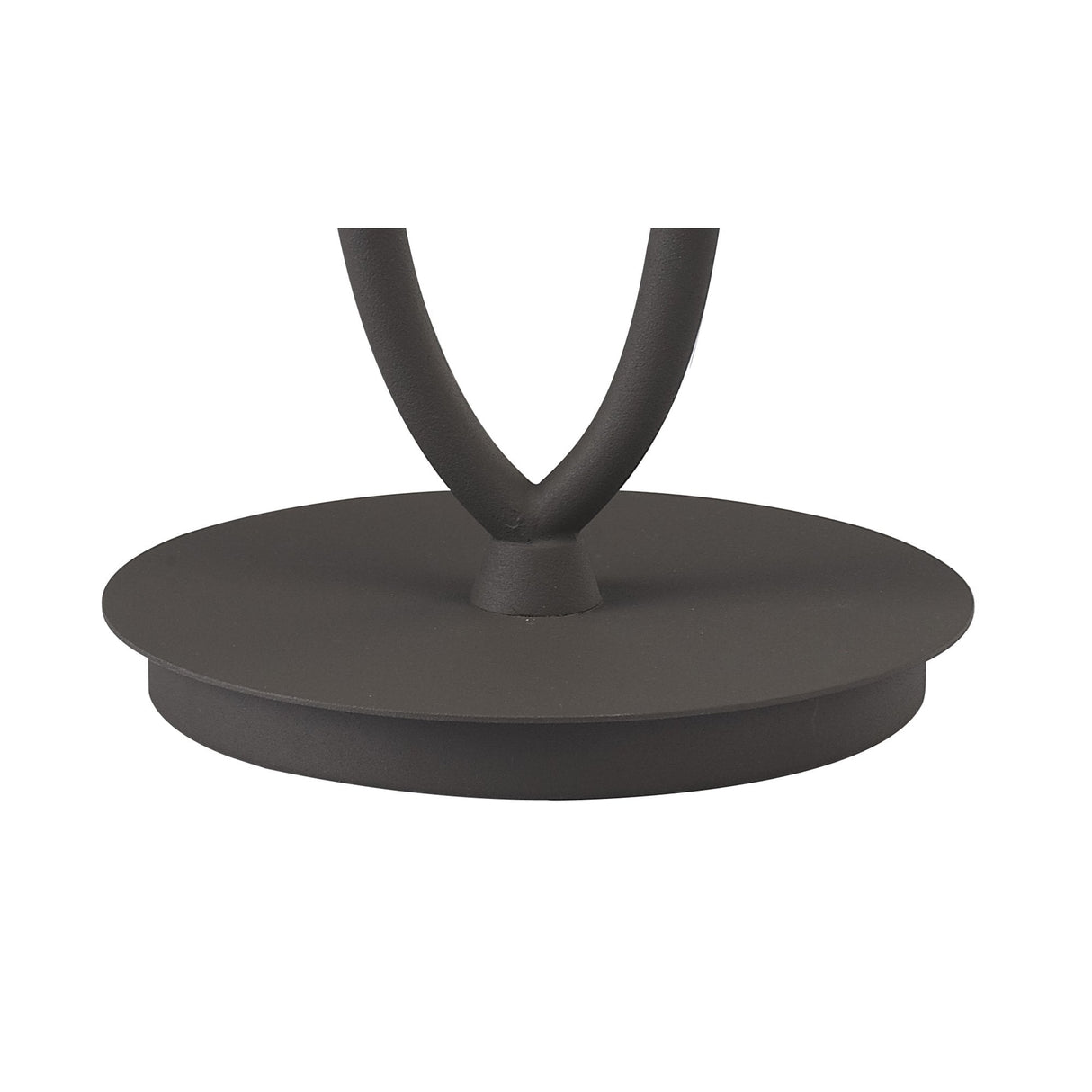 Large Ash Grey Lua Table Lamp with E27 Light and Ash Grey Shade