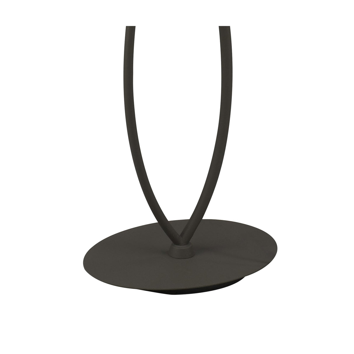 Lua Floor Lamp with Dual Light E27, Elegant Ash Grey Finish and Matching Shade