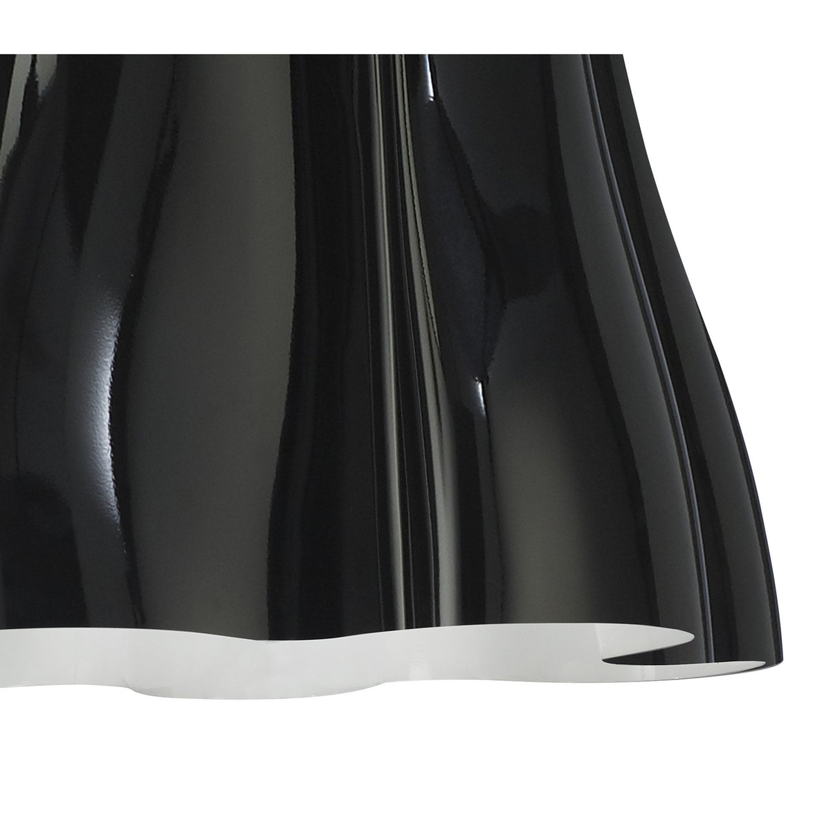 Miss Pendant 3 Light – Gloss Black & Polished Chrome Elegance